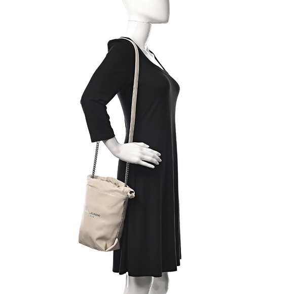 NWT Saint Laurent Small Teddy Bucket Bag - Picture 2 of 16